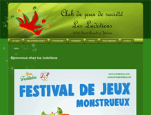 Tablet Screenshot of lesludotiens.com